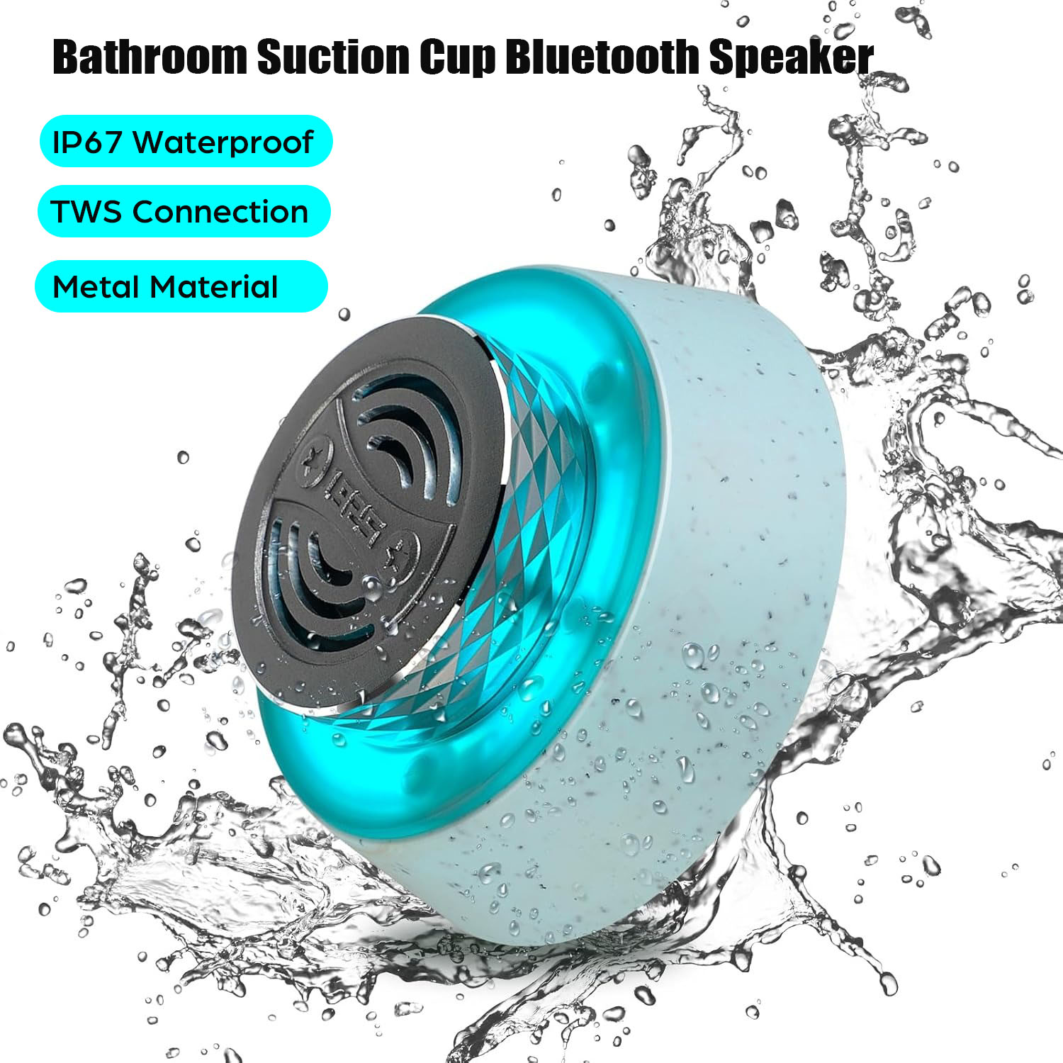 Home Bathroom Called - Mini altoparlante Bluetooth subwoofer per doccia