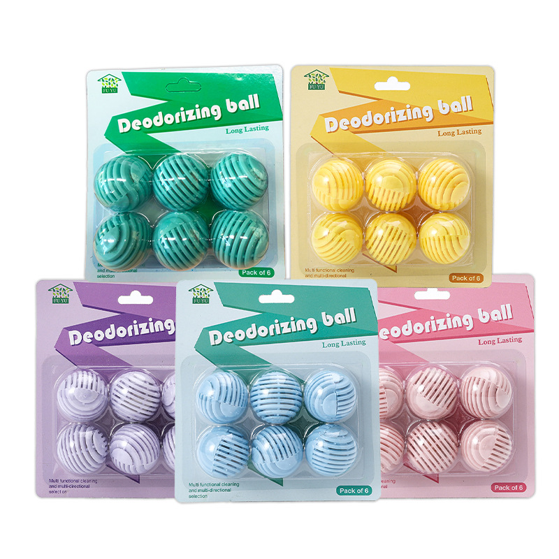 Home Bathroom Freshener - 6 pezzi/pacco sfera deodorante, resistente alla