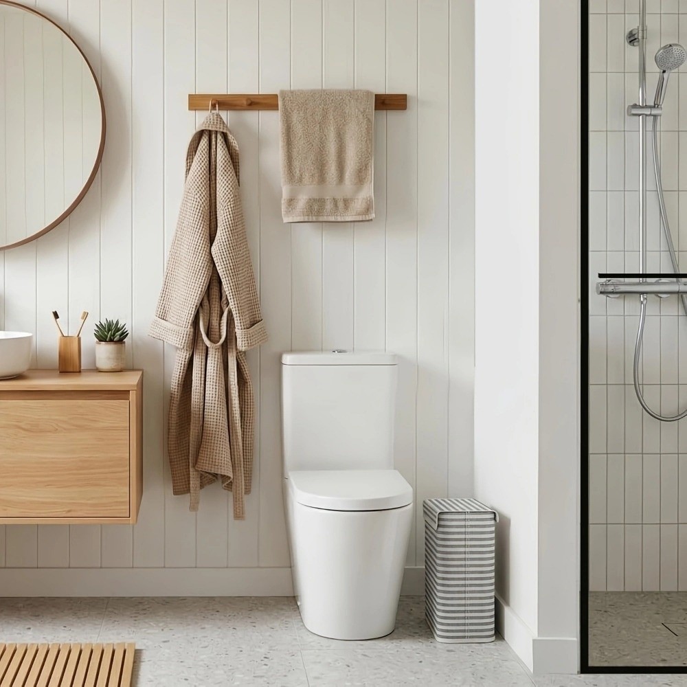 Toilet Paper Holder - Porta Carta Igienica Pieghevole con Coperchio,