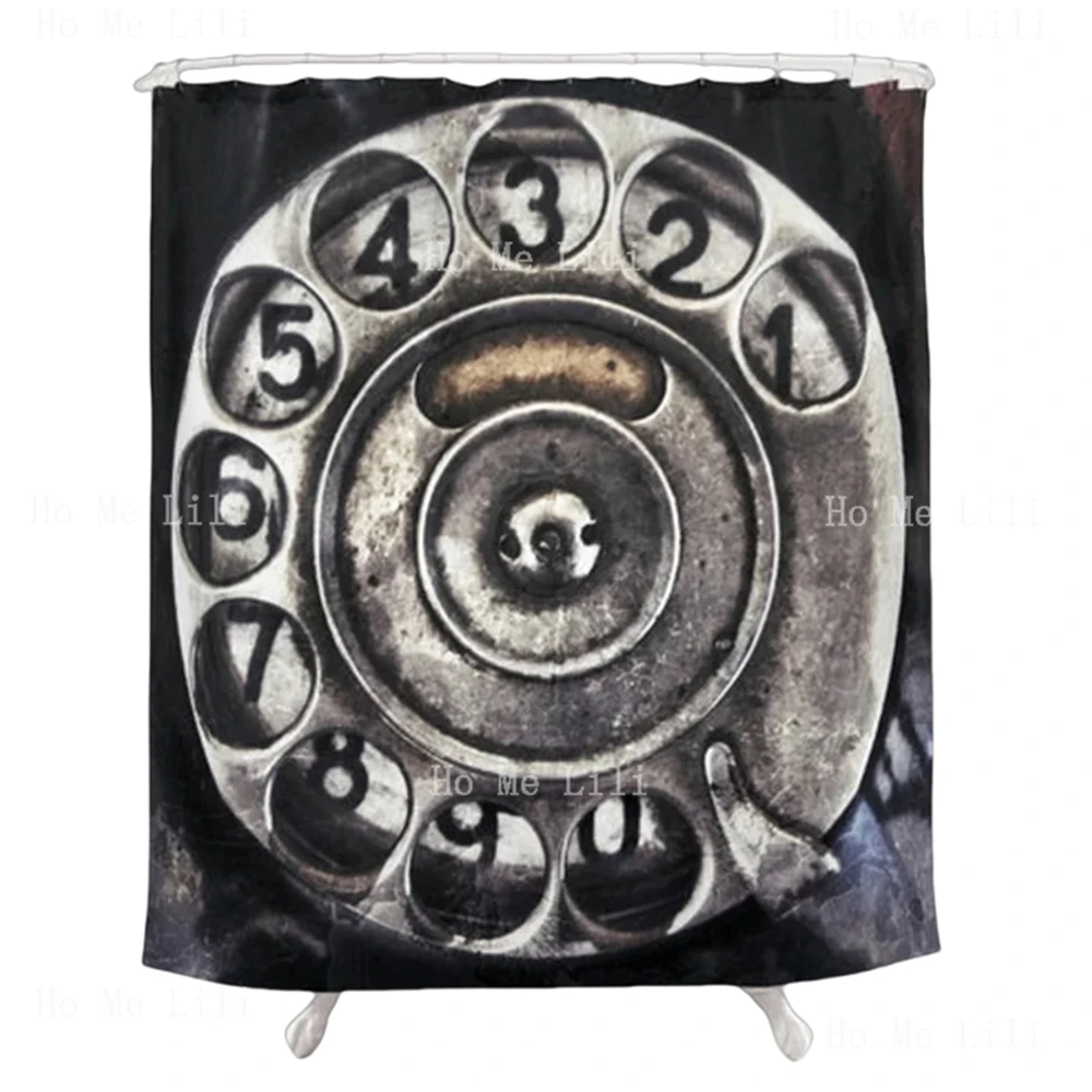 Home Bathroom Called - Chiama Me Old Phone Dial Steampunk
