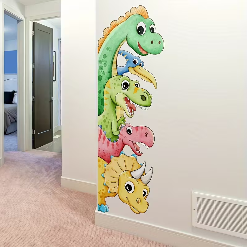 Home One Bathroom - 1 adesivo da parete con dinosauro
