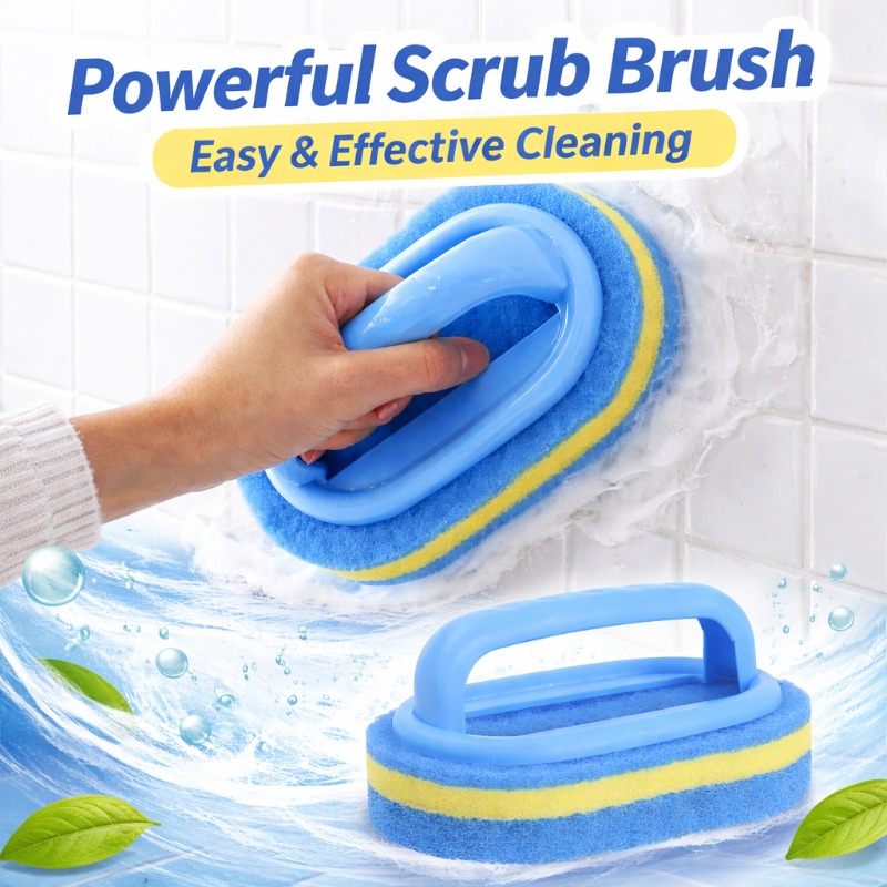 Home Bathroom Model - Spazzola per Pulizie Domestiche con Manico,