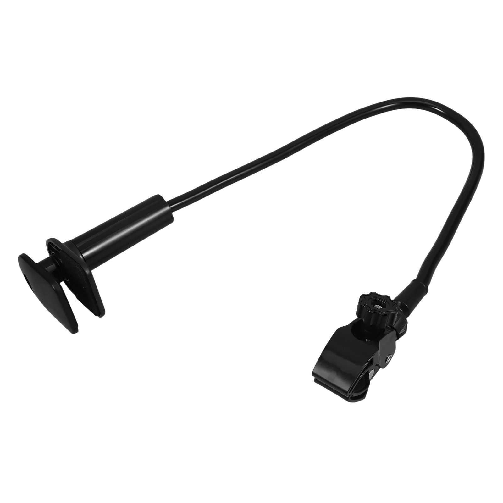 Home Bathroom Hand Dryer - Supporto Universale per Asciugacapelli Nero, Morsetto