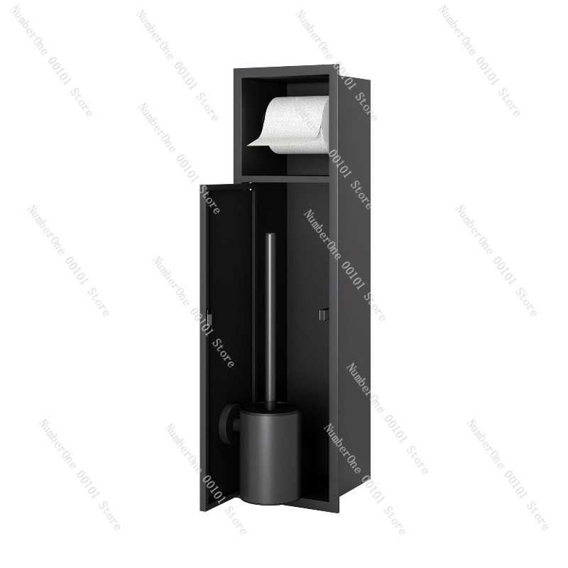 Toilet Paper Holder - Portascopino da Bagno Incassato in Acciaio