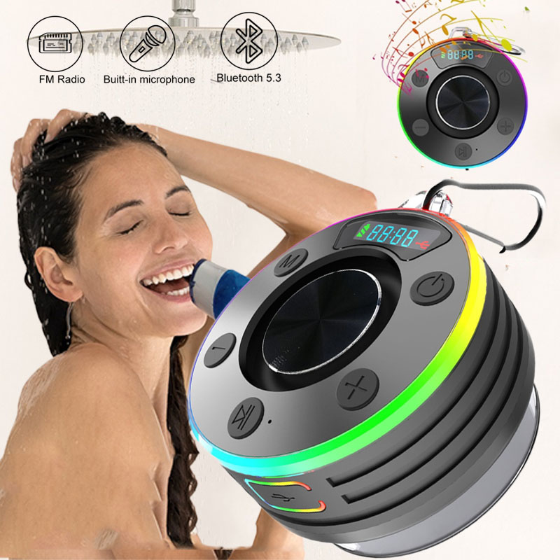 Home Bathroom Called - Doccia Altoparlante Bluetooth 5.3 Impermeabile Chiamata