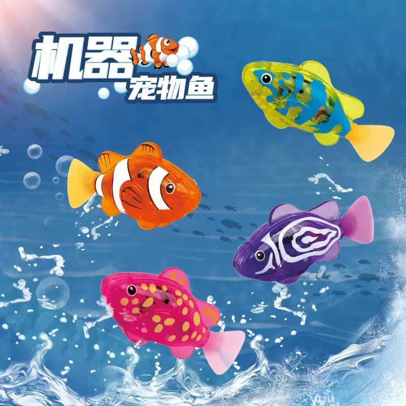 Home Bathroom Model - Giocattolo Elettronico a Forma di Pesce