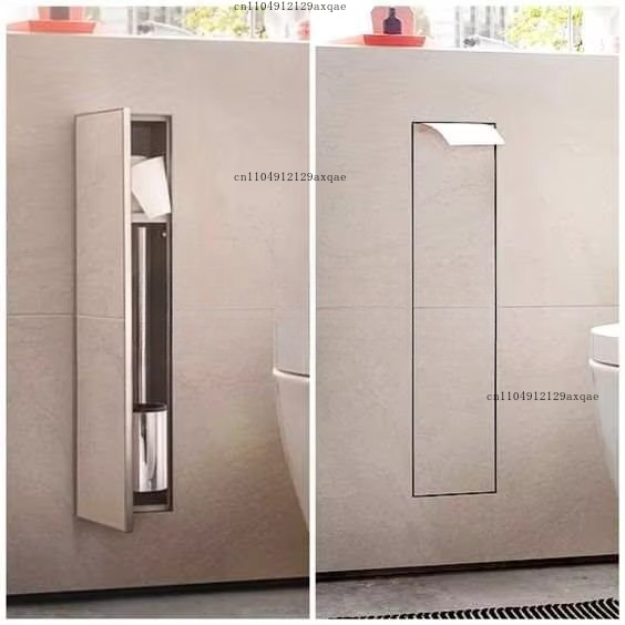Toilet Paper Holder - Porta Carta Igienica e Porta Spazzolino