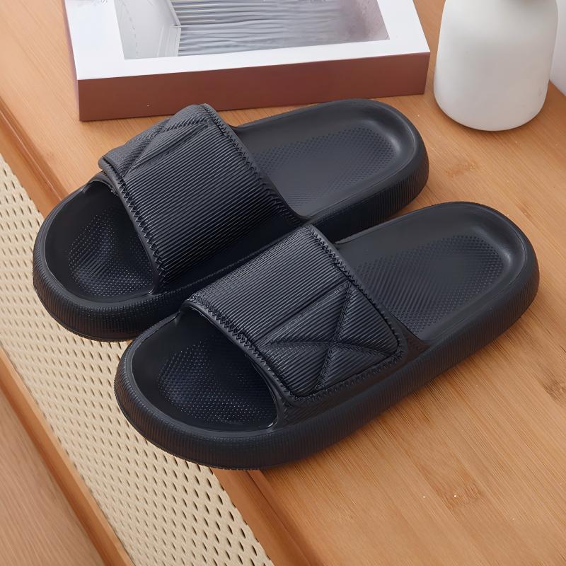 Home Bathroom Wear - Pantofole slip-on con suola spessa da