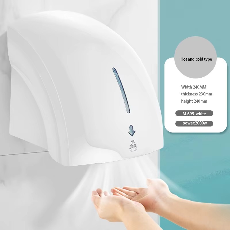 Home Bathroom Hand Dryer - Asciugamani Elettrico Automatico a Induzione per