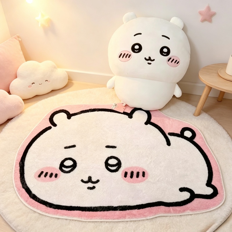 Home Bathroom Mats - Tappeto Cartoon Chiikawa Anime Hachiware Usagi