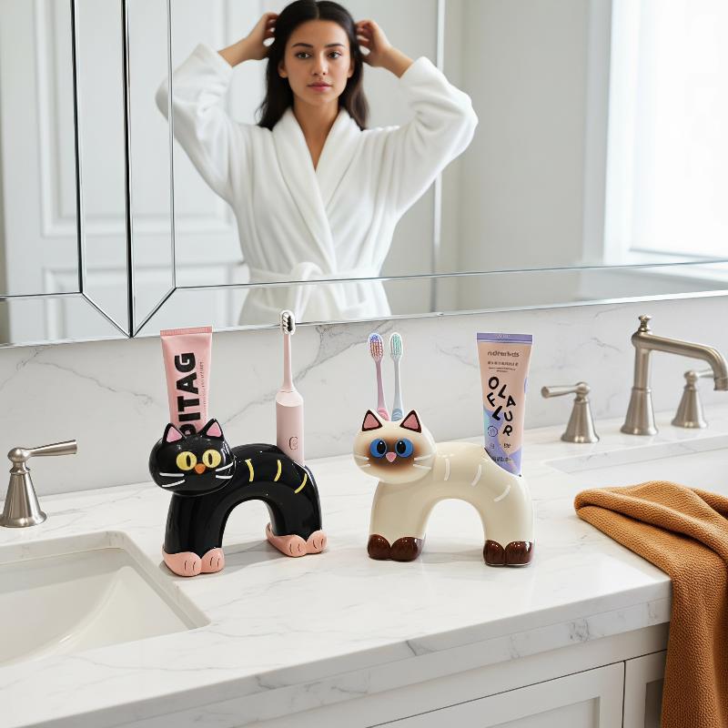Portaspazzolino da bagno in ce - Home Bathroom Vanity recensione e prezzo
