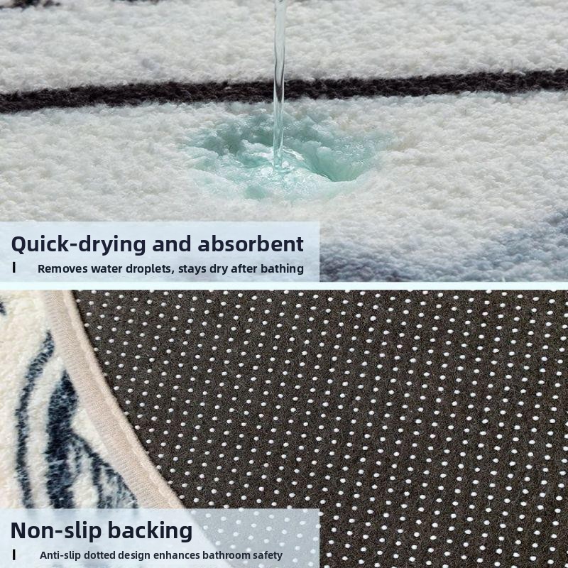 Tappetino antiscivolo per bagn - Home Bathroom Mats recensione e prezzo