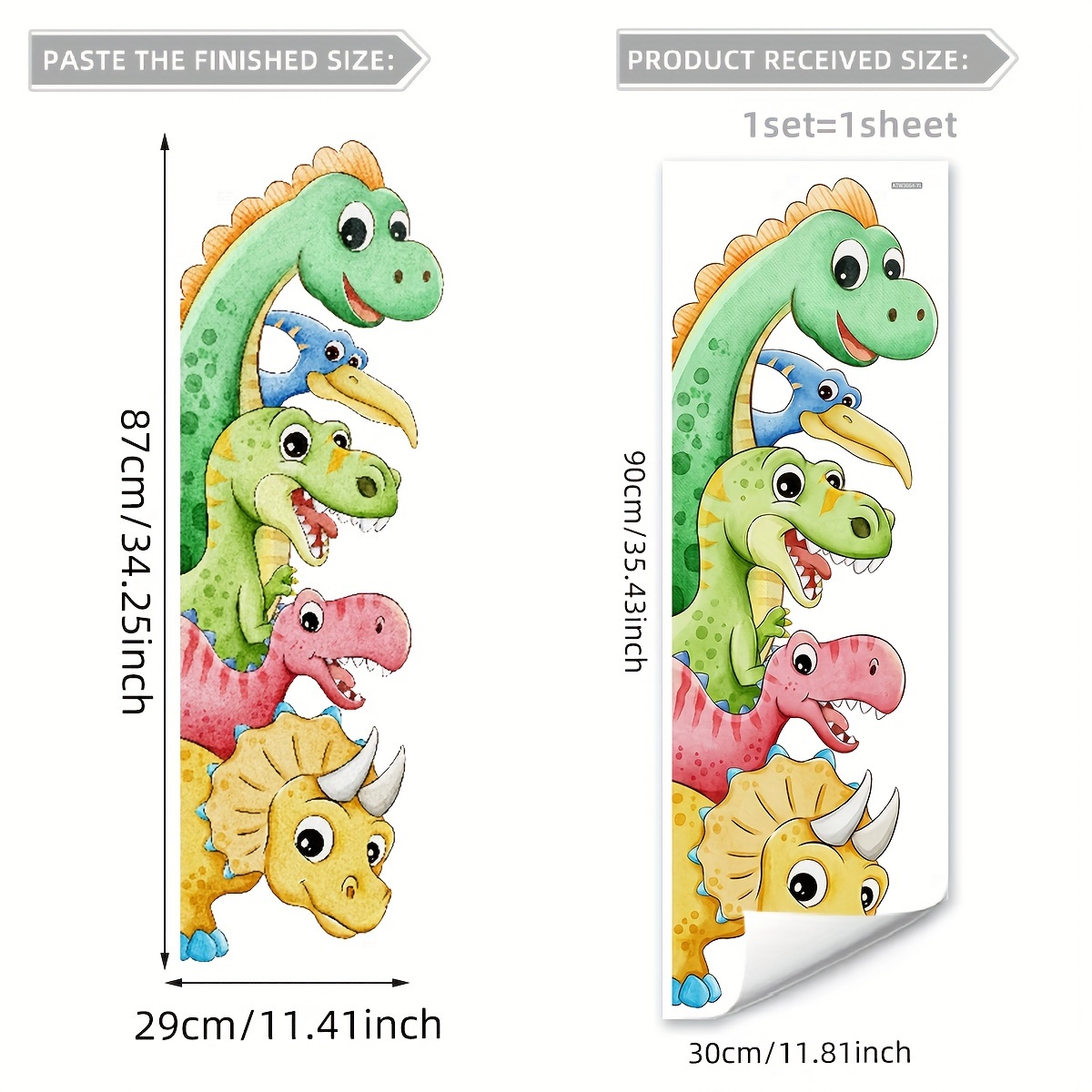 1 adesivo da parete con dinosa - Home One Bathroom recensione e prezzo