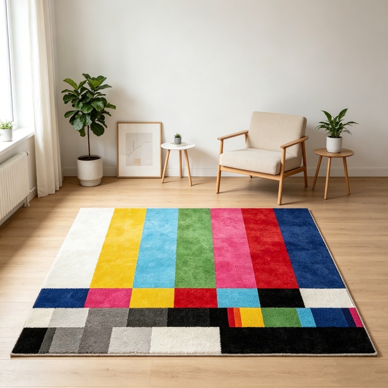 Tappeto a Righe Arcobaleno Pas - Home Goods Bathroom Rugs recensione e prezzo