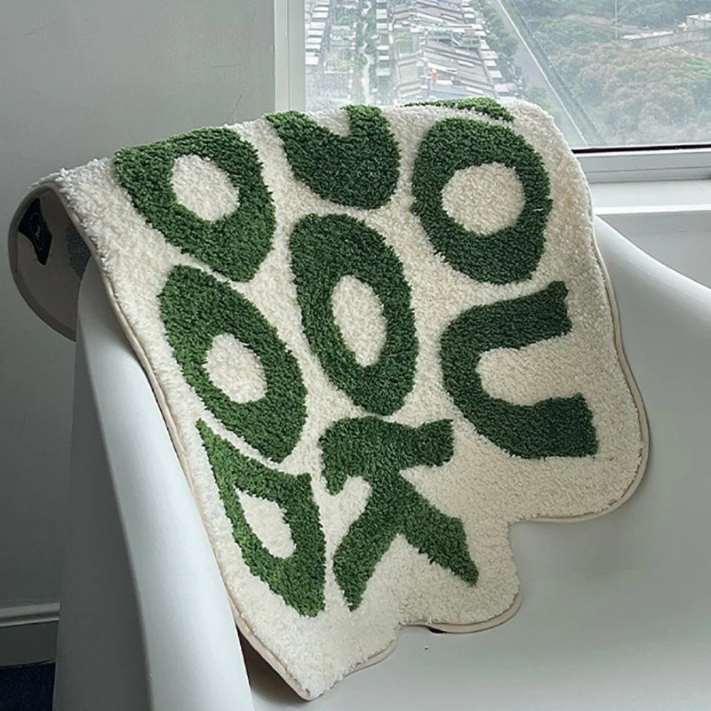 Tappeto trapuntato che ti dà b - Home Goods Bathroom Rugs recensione e prezzo