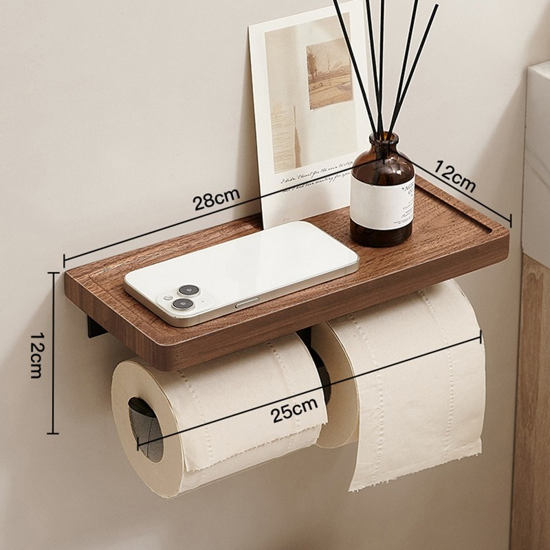 Portarotolo da Bagno in Legno  - Toilet Paper Holder recensione e prezzo
