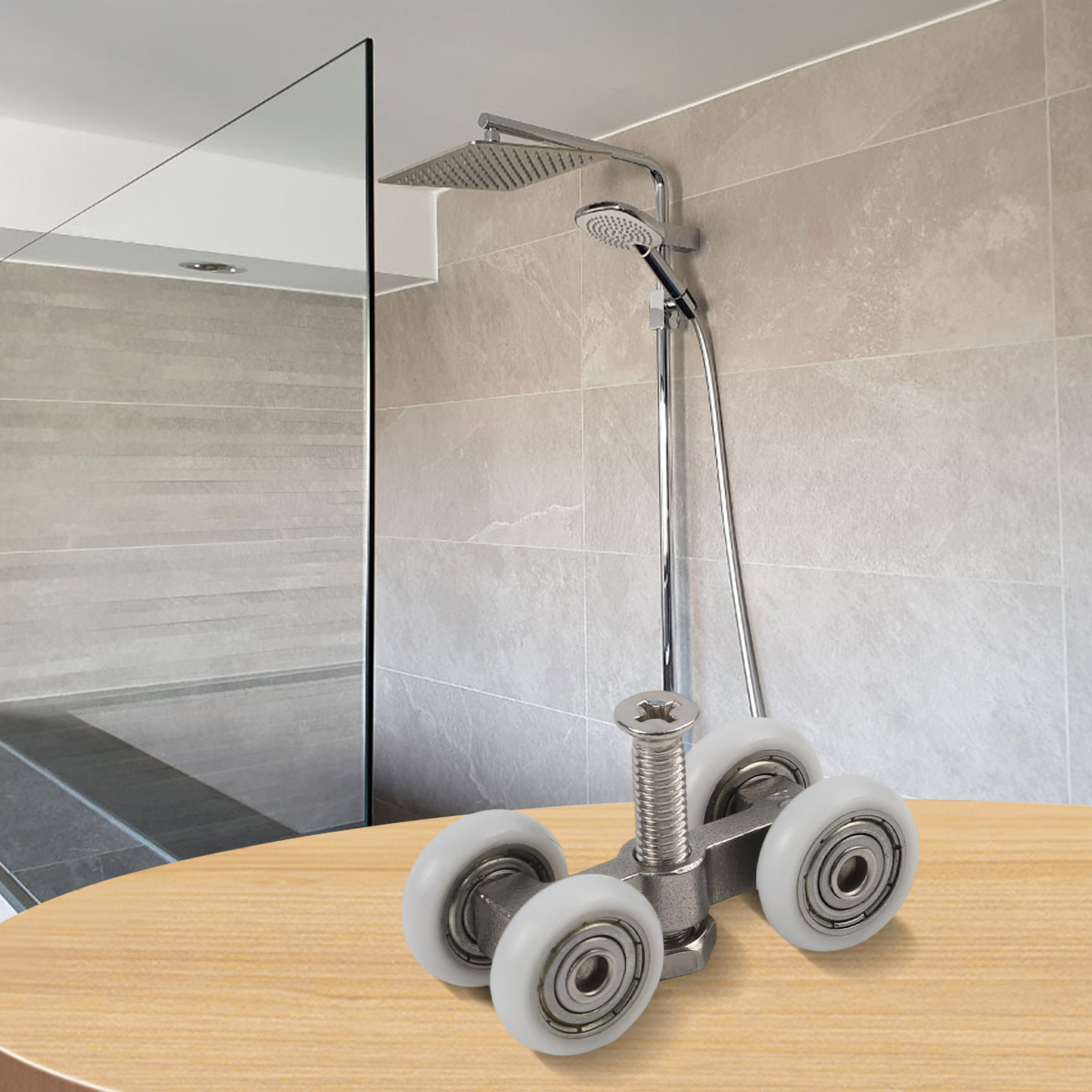 Rullo per Porta Scorrevole, Ru - Home Hardware Bathroom Cabinets recensione e prezzo