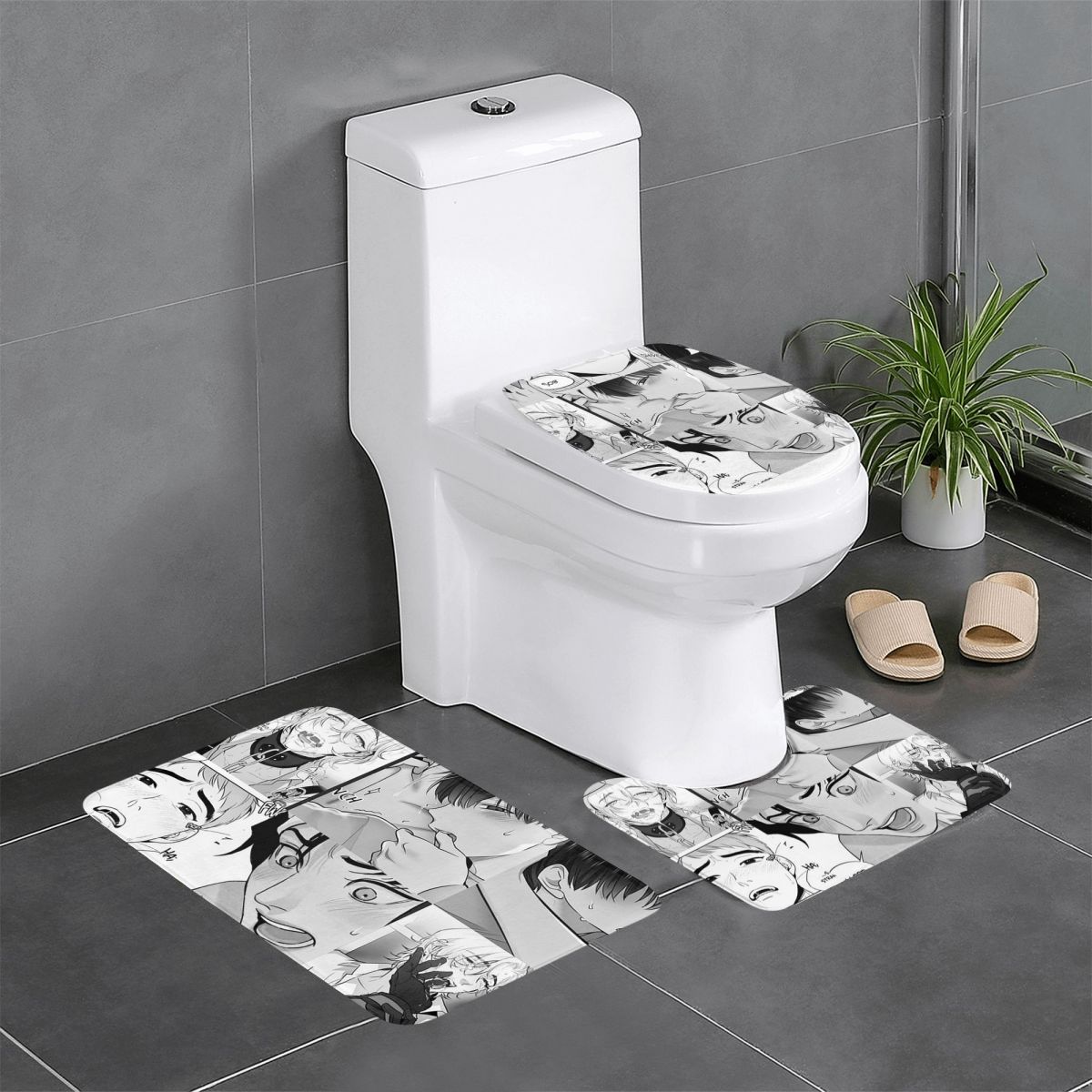 The Good Yaoi Boys 3 pezzi tap - Home Goods Bathroom Rugs recensione e prezzo