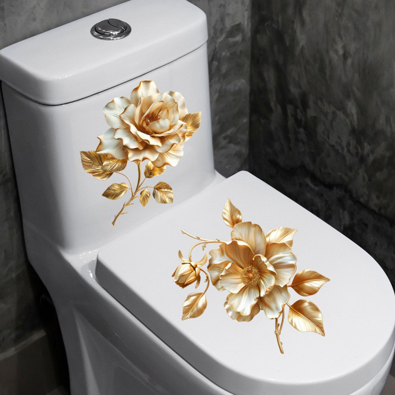2 adesivi floreali per WC per  - Home Of The Year Bathroom recensione e prezzo